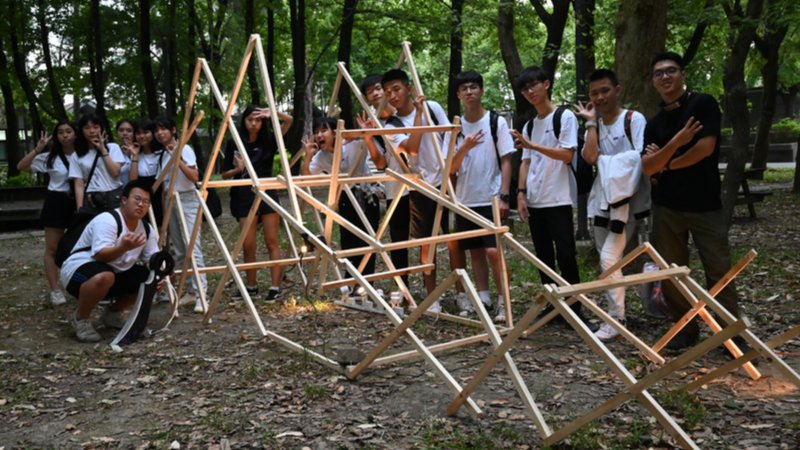  ▲ 以中原建築系營隊為例，五天四夜活動可完成建城、灌模及作品展示，提供有興趣的高中生做生涯試探。中原大學提供
